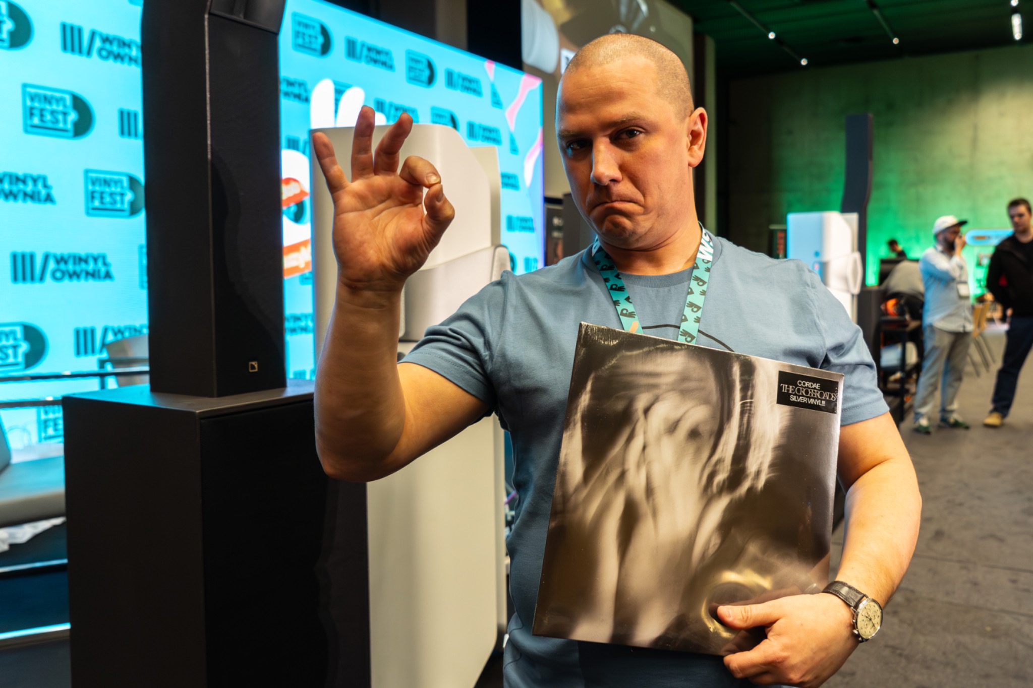 Prezentacja sprzętu audio hi-end podczas targów